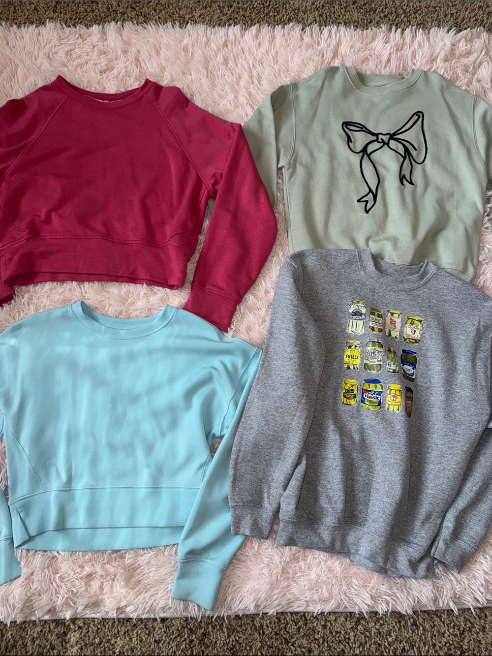 Lot of girls sweatshirts size 10-12